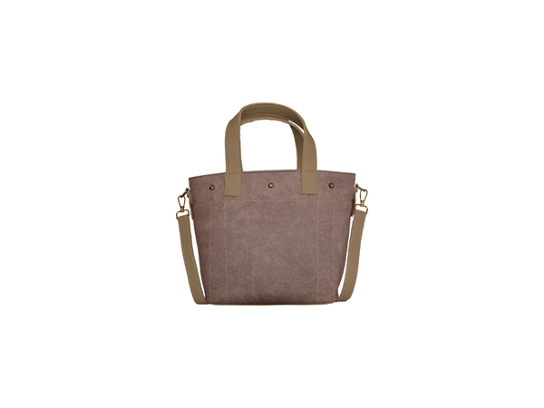 SUEDE TOTE BAG BEIGE